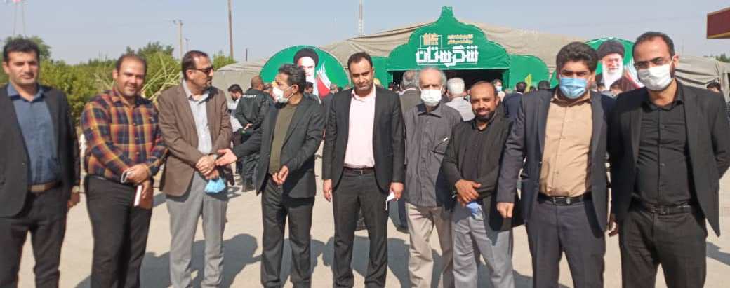 جمعی از اهالی رسانه خوزستان در جشنواره شهد رسانه
