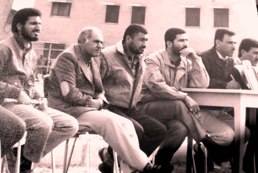 زنده یاد حاج حسن اهوازی در میان اهالی ورزش و رسانه