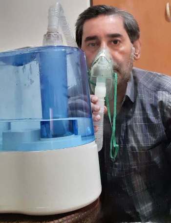 کورش خسروی نژاد جانباز شیمیایی ساکن اهواز