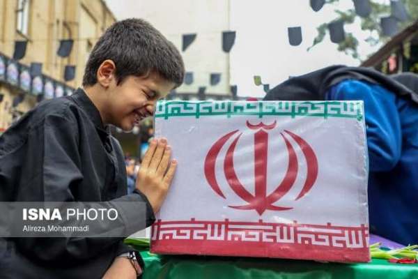 آیین وداع با پیکر مطهر ۲ شهید گمنام در اهواز