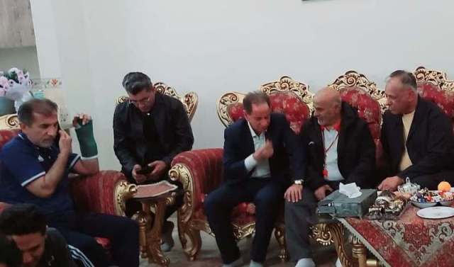 دیدار پیشکسوتان ورزش خوزستان با ناصر مطلق