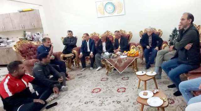دیدار پیشکسوتان ورزش خوزستان با ناصر مطلق