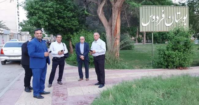 حافظ شیرازی در بوستان فردوس اهواز!؟