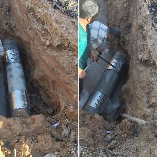 پایان عملیات تعمیر شکستگی شبکه توزیع آب کوی بهارستان