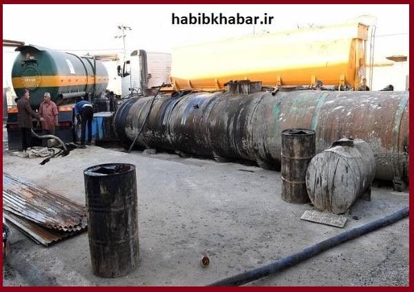 بازداشت سارقان نفت خام در ناحیه مارون بازداشت سارقان نفت خام در ناحیه مارون