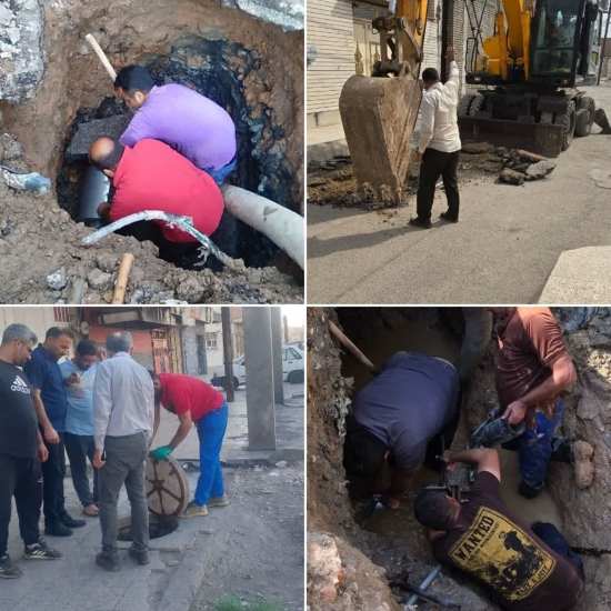 آب آشامیدنی لشکرآباد اهواز پایدار شد