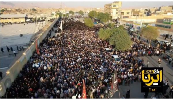 وداع مردم شوشتر با محمد مهدی شاهرخی فر/فیلم وداع مردم شوشتر با محمد مهدی شاهرخی فر/فیلم