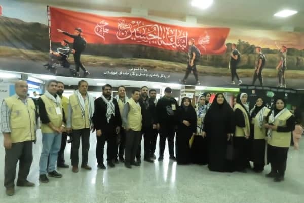 کاروان بسیجیان رسانه خوزستان به مرز چذابه رسید