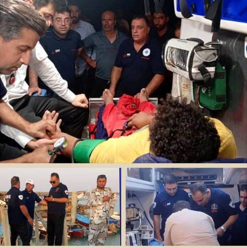 نجات ۱۱ تکنسین نفت از باتلاق تالاب شادگان