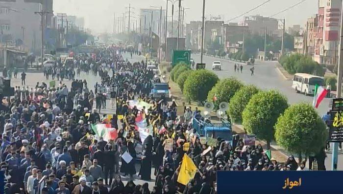 خروش اهوازی ها در ۱۳ آبان ماه ۱۴۰۴