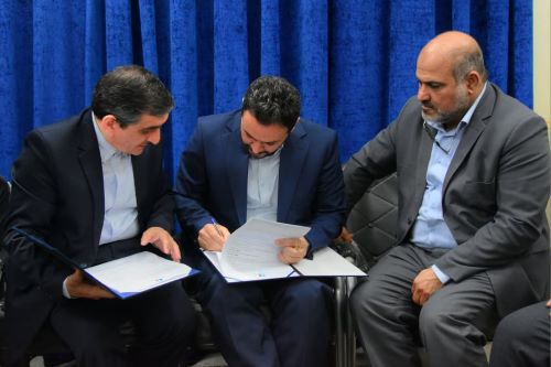 پیمان نوسازی فاضلاب آبادان بسته شد