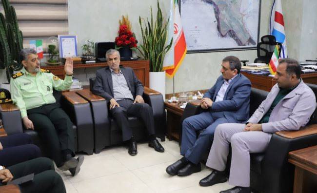 تقویت همکاریهای امنیتی در منطقه آزاد اروند تقویت همکاریهای امنیتی در منطقه آزاد اروند