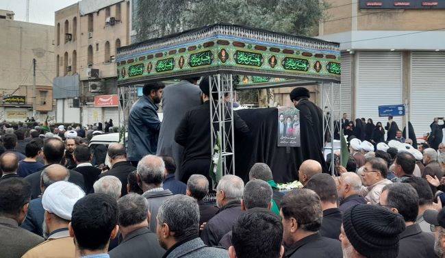 بدرود مردم اهواز با آیت‌الله سیدعلی شفیعی