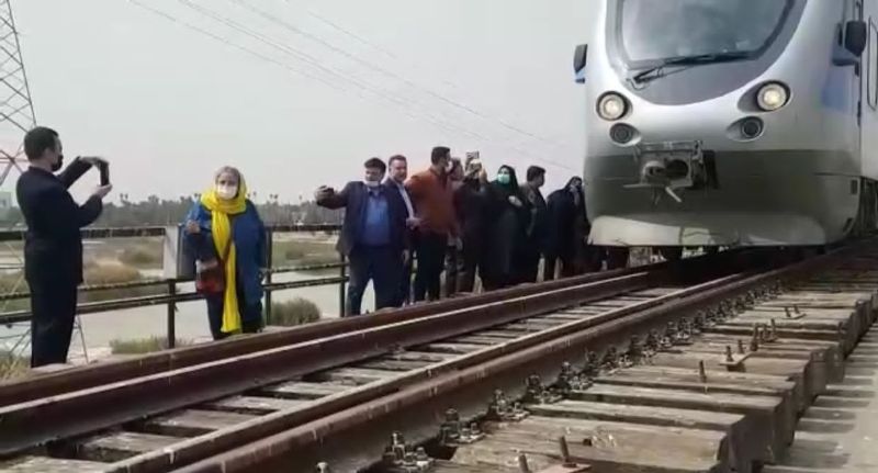 قطار گردشگری اهواز راه افتاد