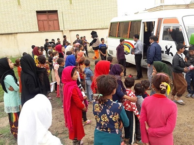 کتابخانه های سیار کانون به مناطق سیل زده خوزستان رفتند